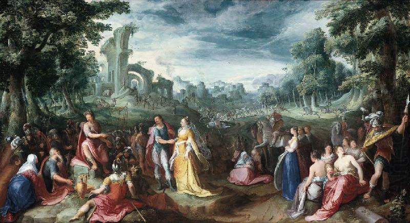 MANDER, Karel van The Continence of Scipio sg china oil painting image